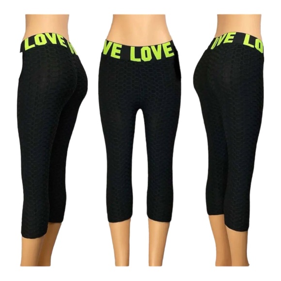 Women Capri Yoga Pants, Workout, Gym, Running, Leggings - Picture 1 of 3